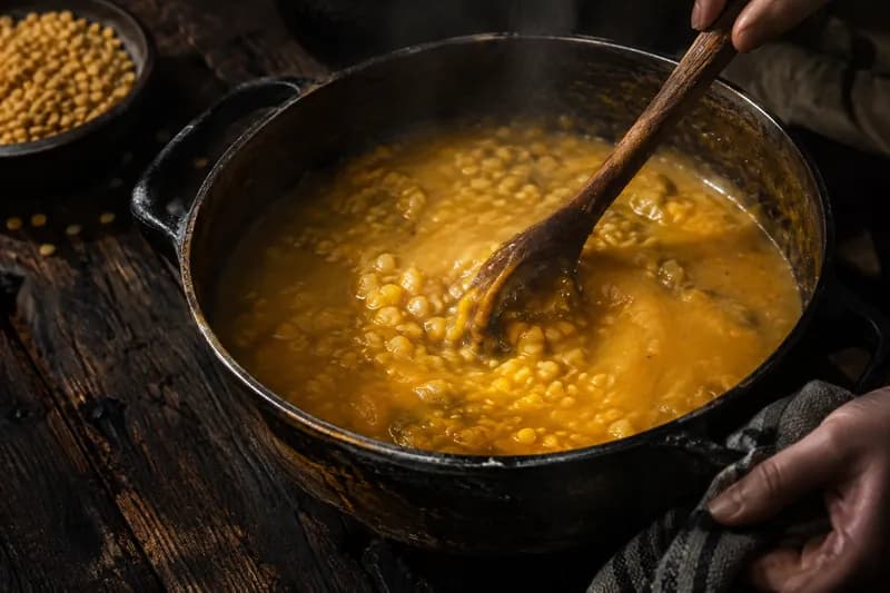 Erbsen weich kochen