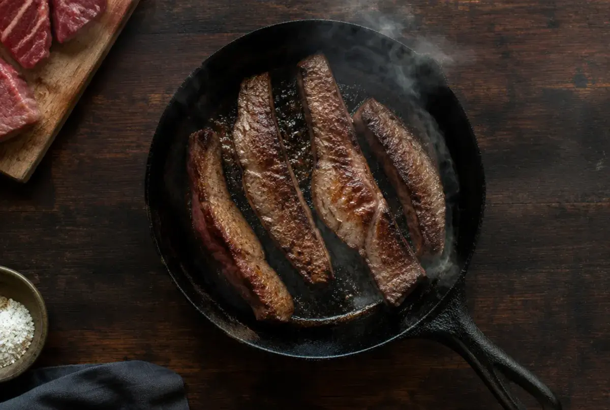 Fleisch portionsweise anbraten