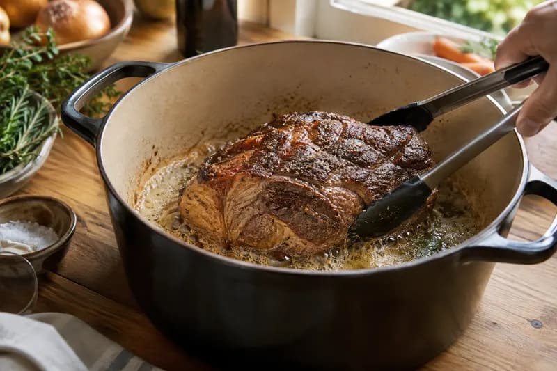 Fleisch kräftig anbraten