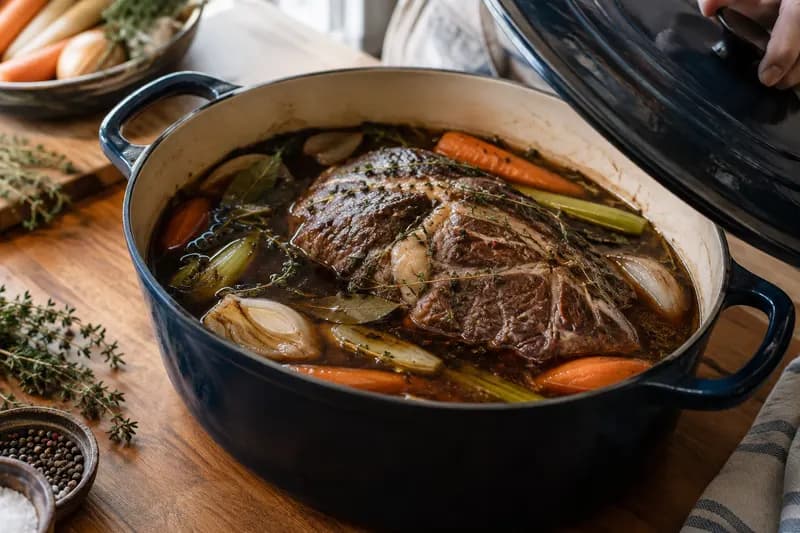 Rindsbraten schmoren