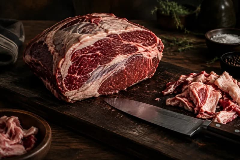Fleisch kalt stellen und parieren