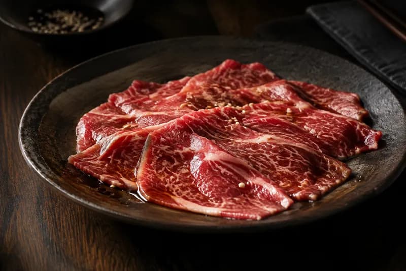 Fleisch schneiden und marinieren