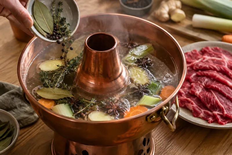 Bouillon aromatisieren