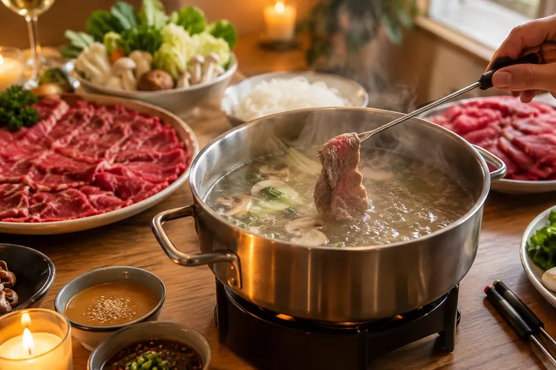 Am Tisch garen
