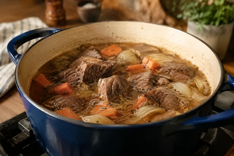 Schmoren statt kurzbraten