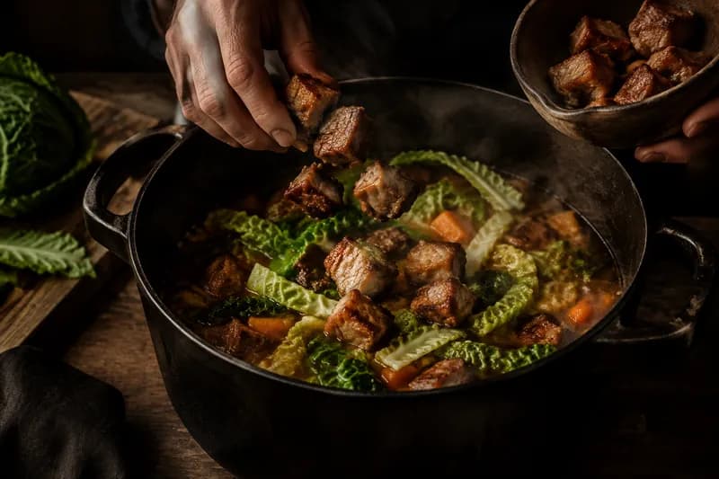 Fleisch und Wirz zugeben
