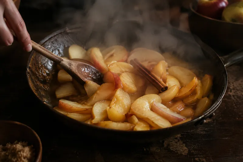 Apfelmus kochen