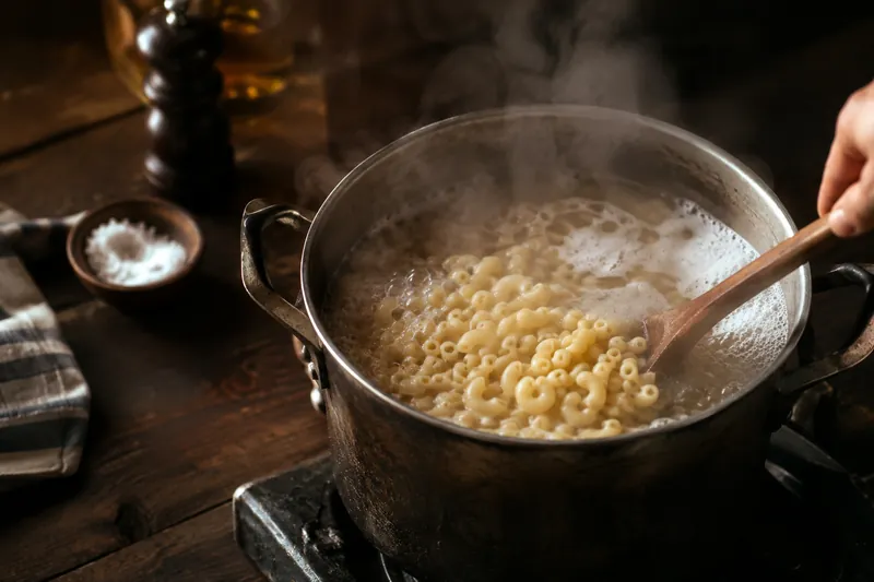 Hörnli kochen