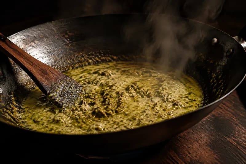 Currypaste anrösten