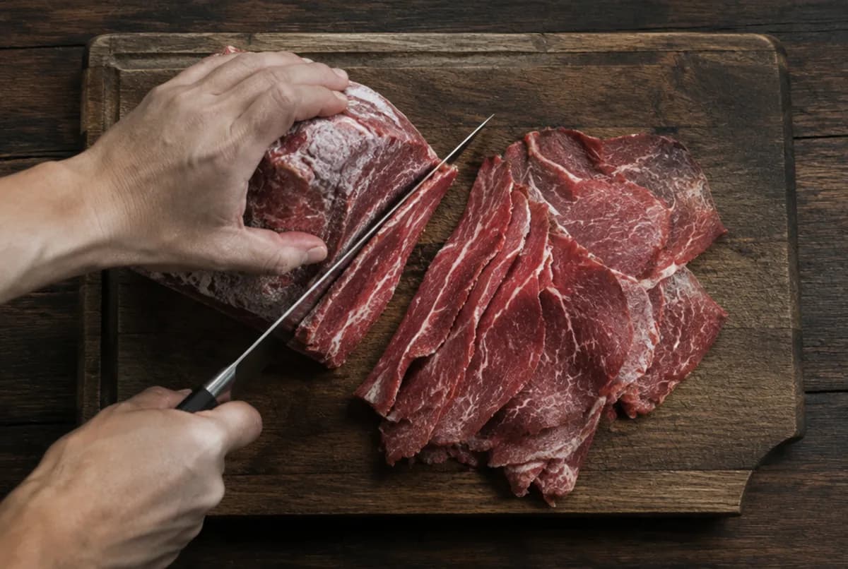 Fleisch schneiden