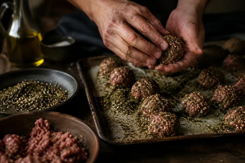 Bällchen formen