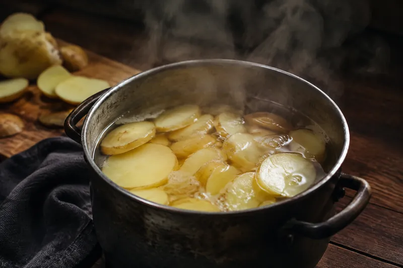 Kartoffeln vorkochen
