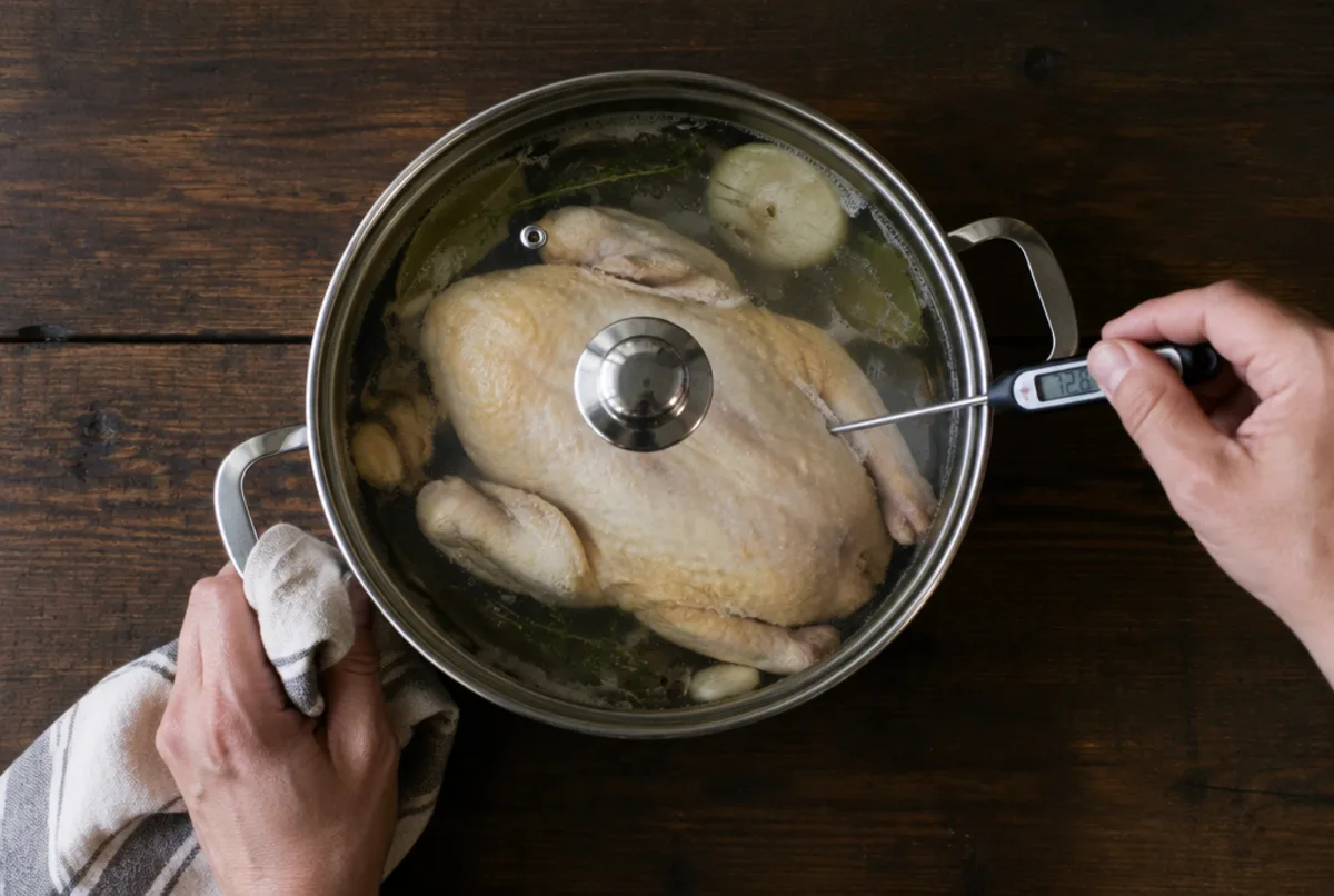 Poulet pochieren