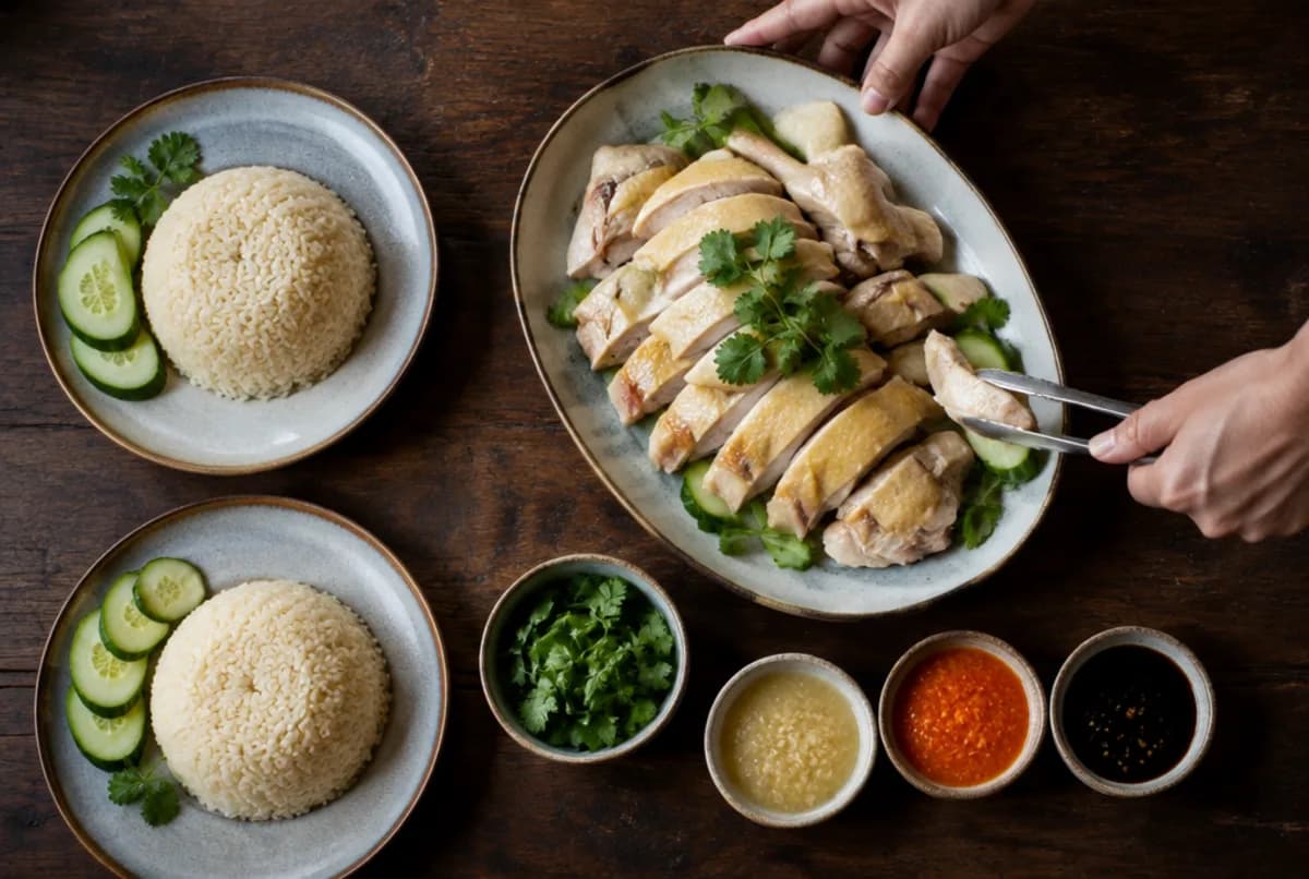 Poulet tranchieren und servieren