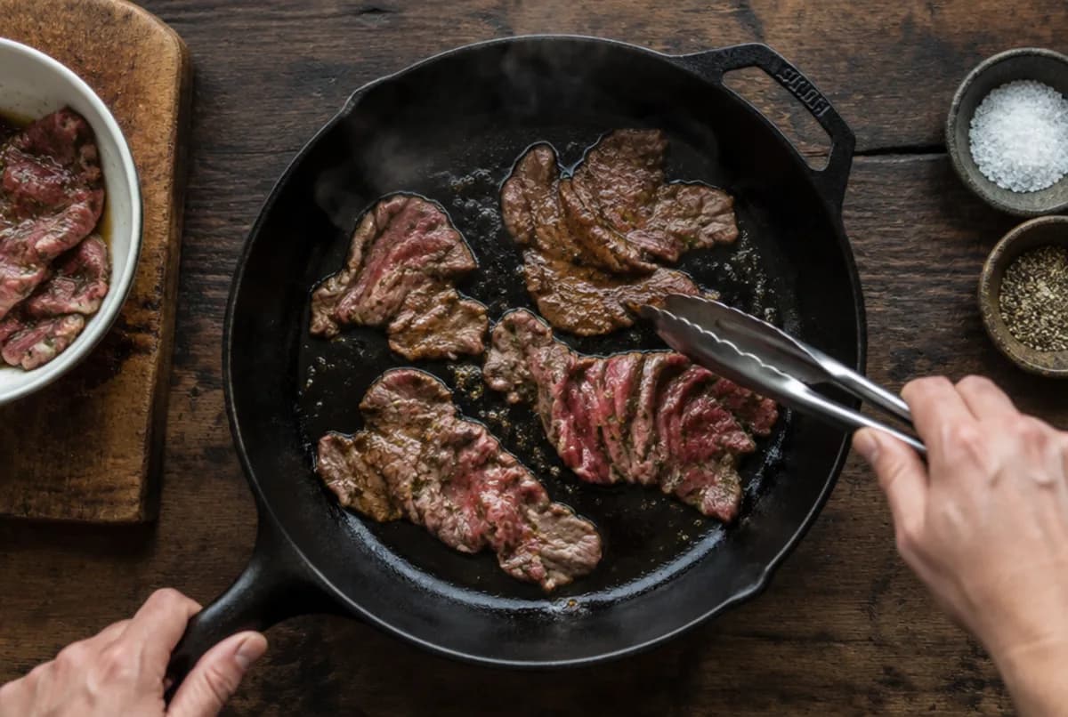 Dönerscheiben braten
