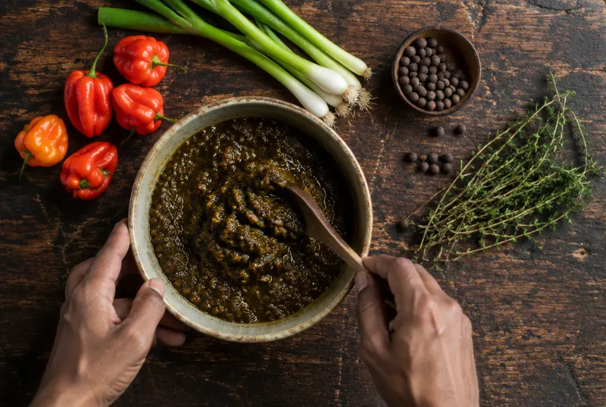 Marinade pürieren
