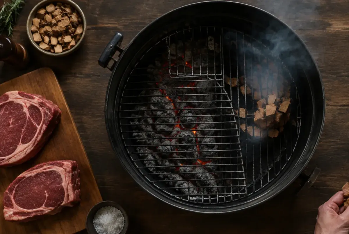 Grill einrichten