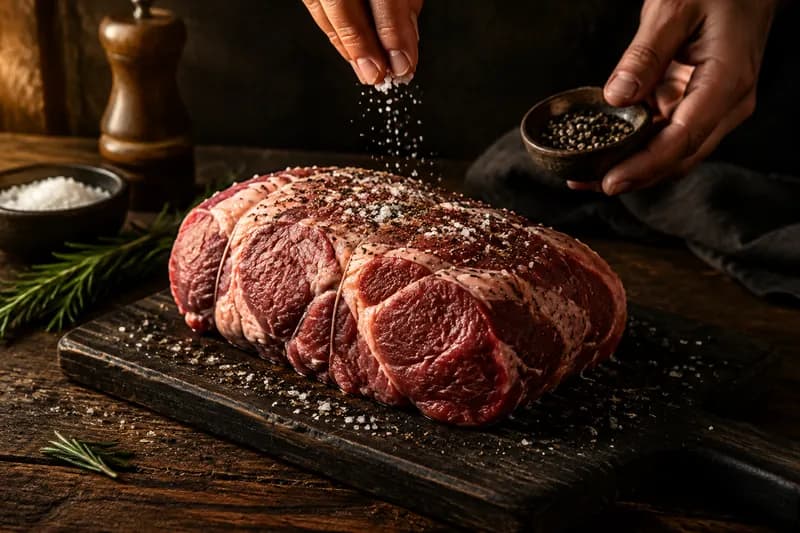 Braten vorbereiten