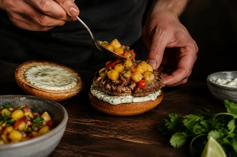 Burger zusammensetzen
