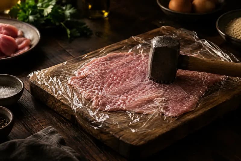Schnitzel klopfen