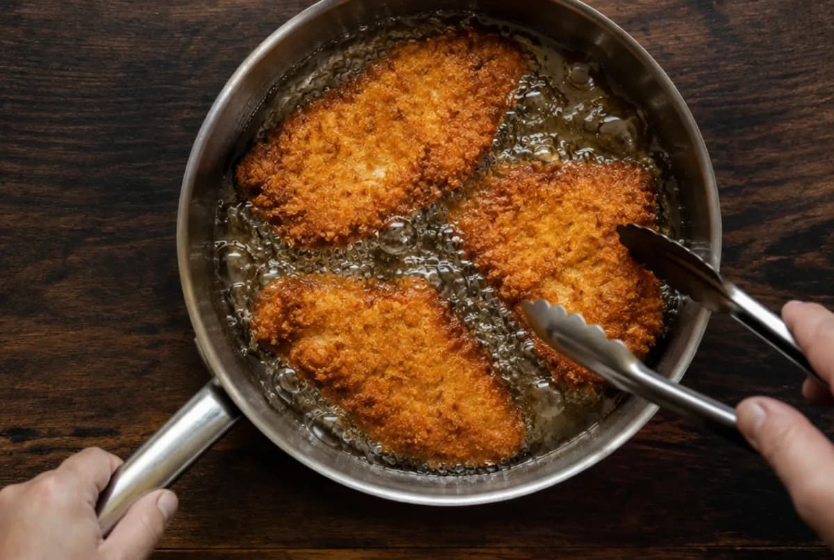 Bei 170 °C frittieren