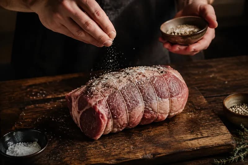 Braten vorbereiten