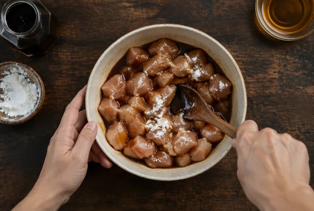 Poulet marinieren