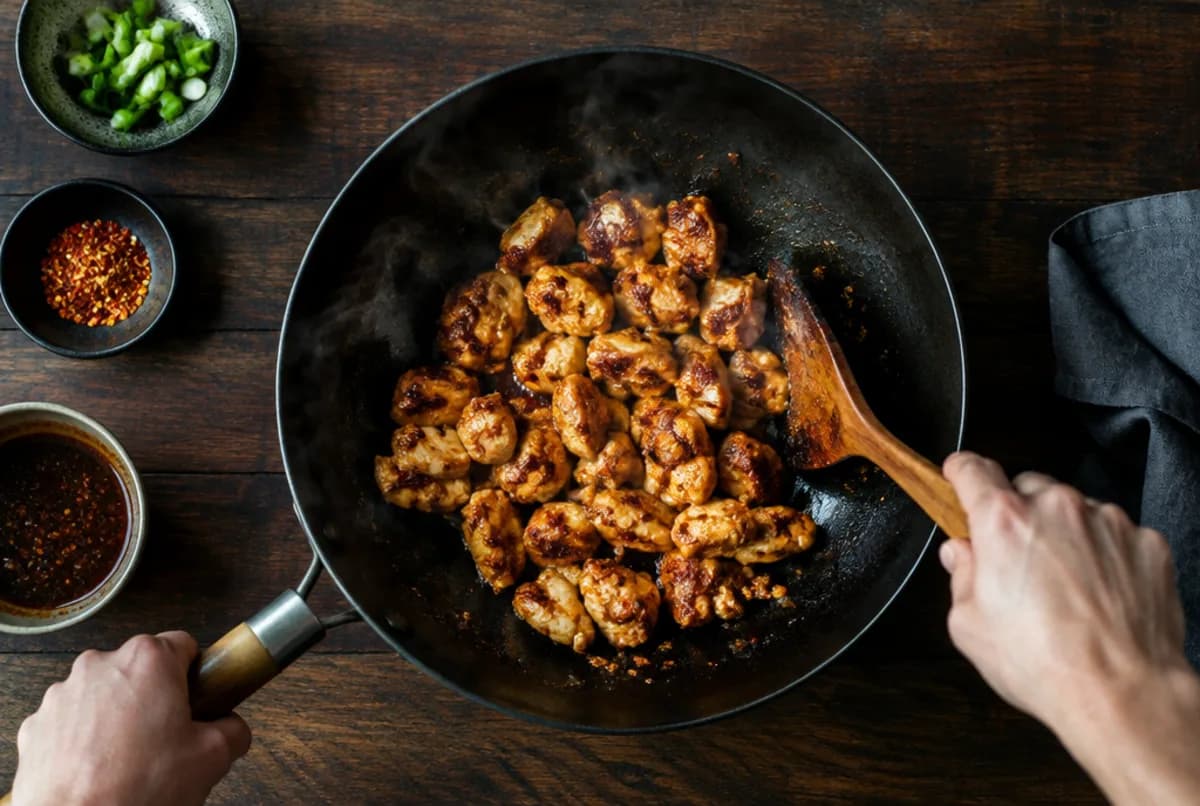 Poulet anbraten