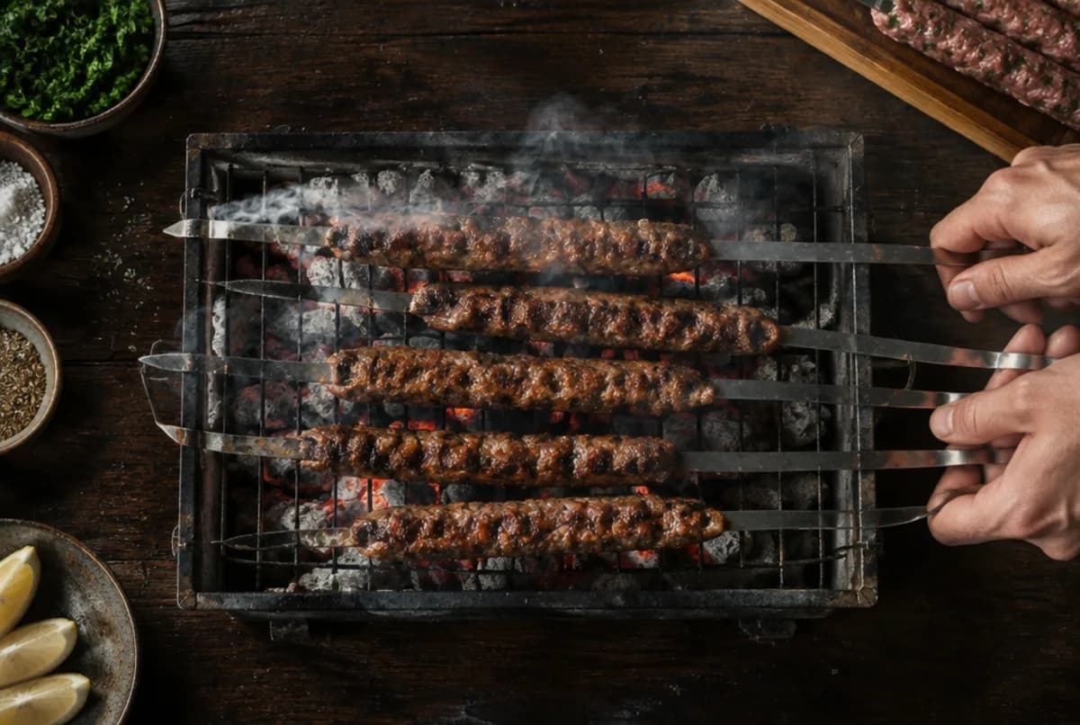Kefta grillieren