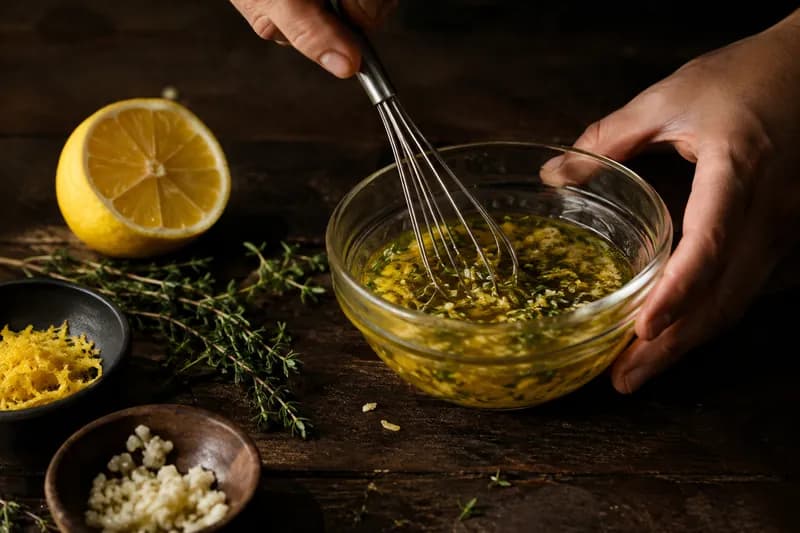 Marinade rühren