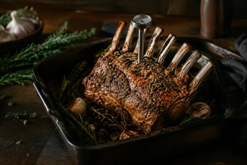 Im Ofen auf 54 °C garen