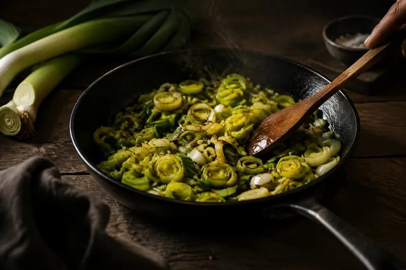 Form auslegen und Fleisch schneiden