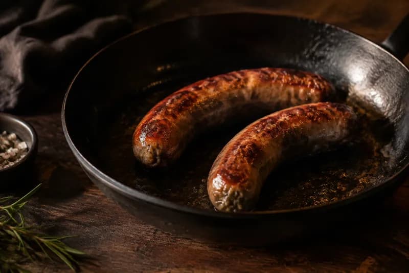 Würste braten
