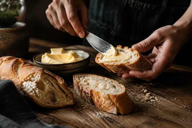 Baguette vorbereiten