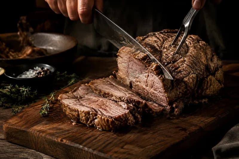 Fleisch aufschneiden
