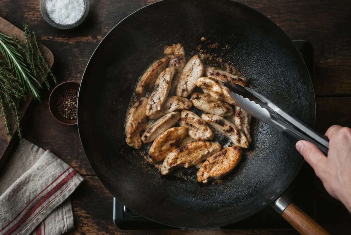 Poulet anbraten