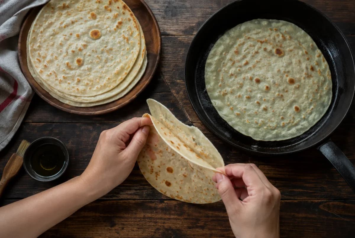 Pfannkuchen ausbacken