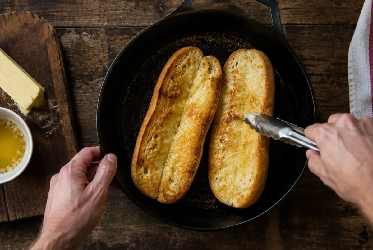 Brötchen vorbereiten