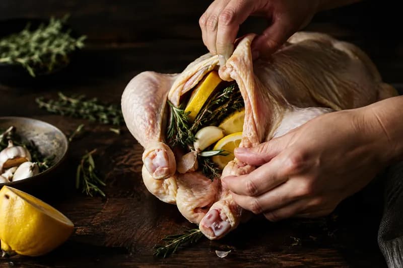 Poulet füllen