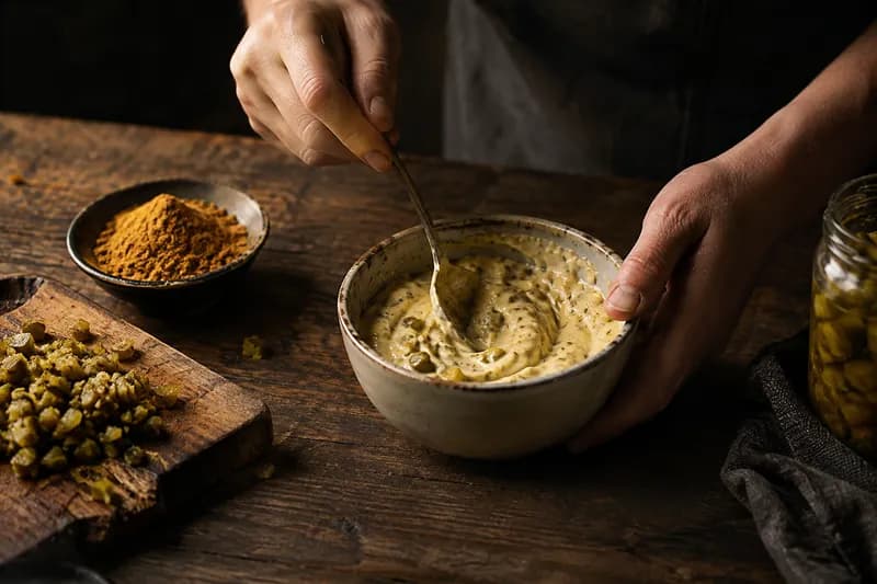 Remoulade mischen