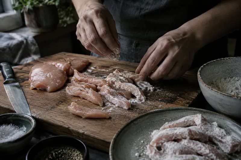 Poulet schneiden