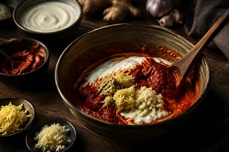 Marinade mischen