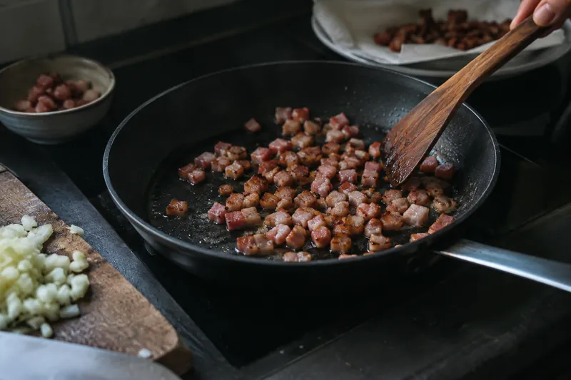 Speck anbraten