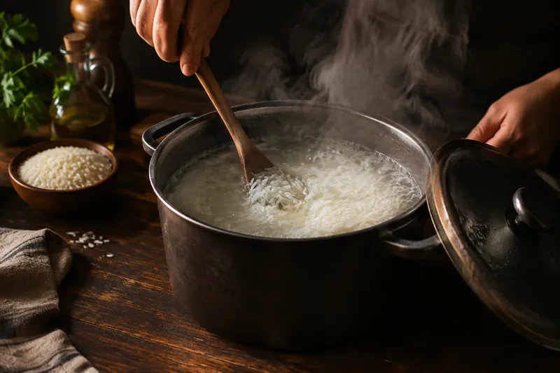 Reis bissfest kochen