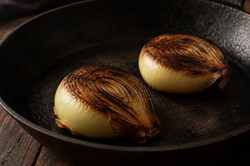 Zwiebel dunkel rösten