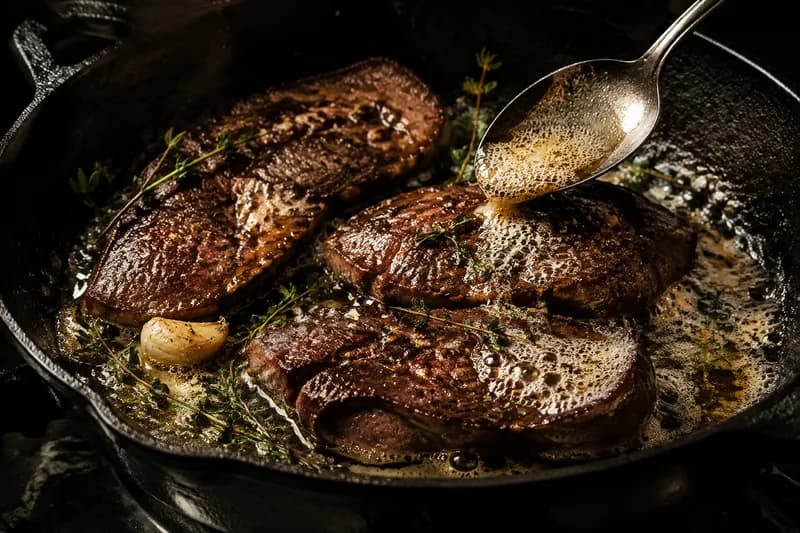 Kurz und heiss braten