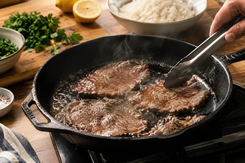 Plätzli kurz braten