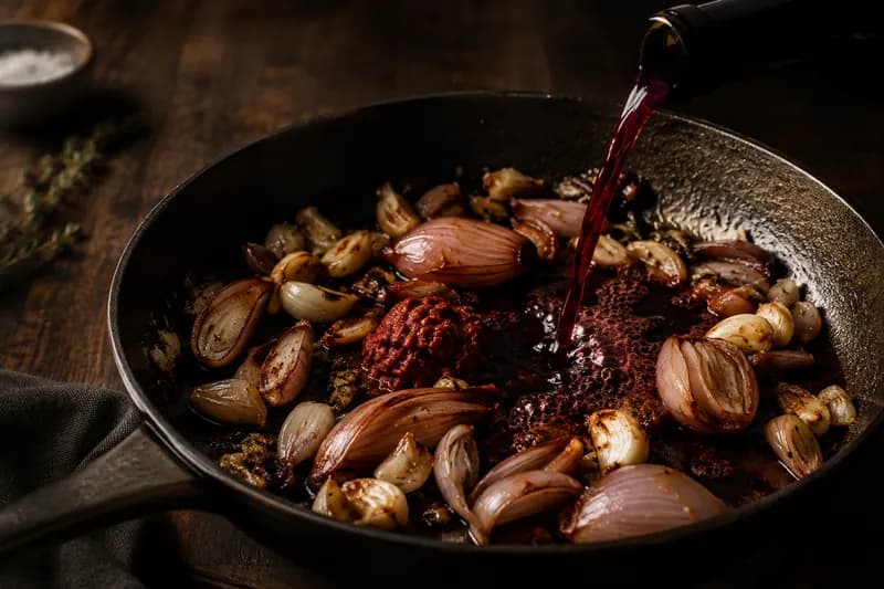 Aromen und Ablöschen