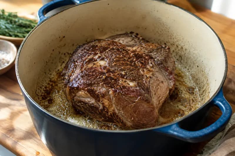 Braten kräftig anbraten