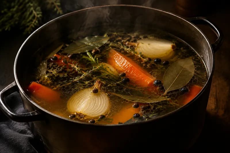 Würzsud aufkochen